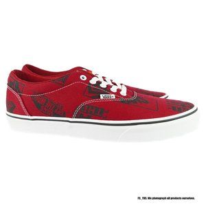 VN0A3MTFVFA1 VANS DOHENY LOGO MIX  (RUMBA RED) MEN'S LIFESTYLE SNEAKERS